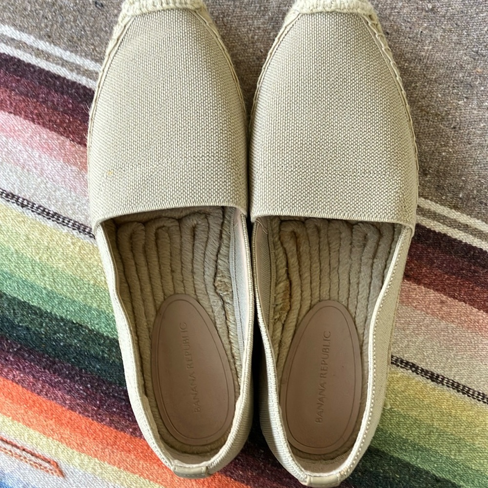 Banana Republic Beige Espadrilles